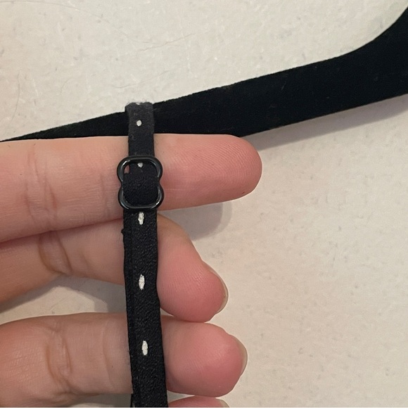 Reformation Polka Dot Montague Button Front Dress Sleeveless B&W size 12 - Picture 3 of 7